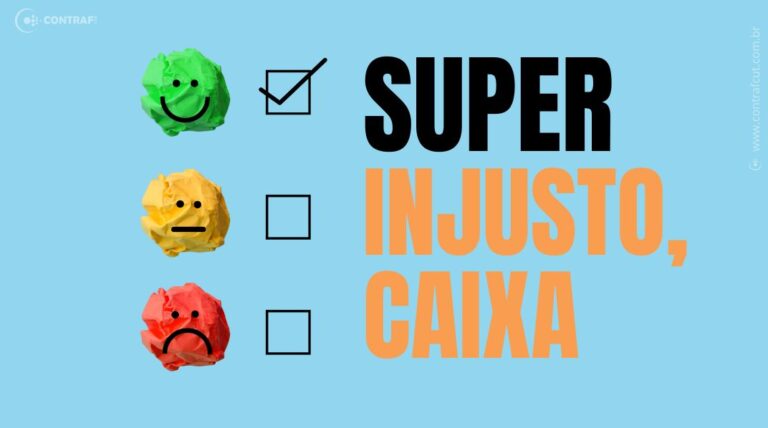 Caixa – Super Injusto – card Contraf