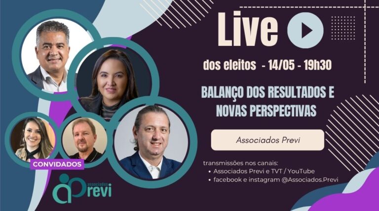 Previ – live dos eleitos – card Contraf